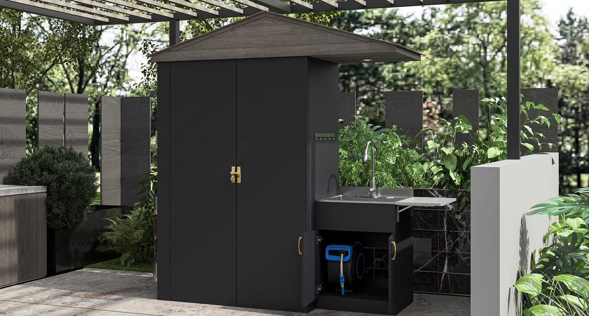 G-TC2 Duplex ostium Outdoor Multi-munus Tool Cabinets