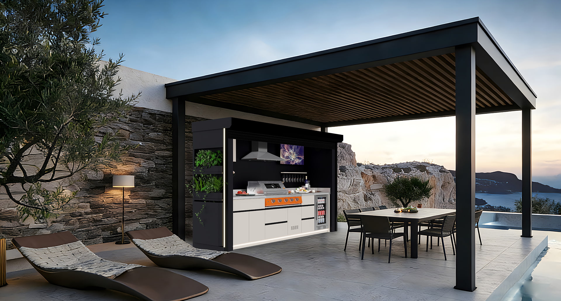 Pod cylindrus foriculae BBQ